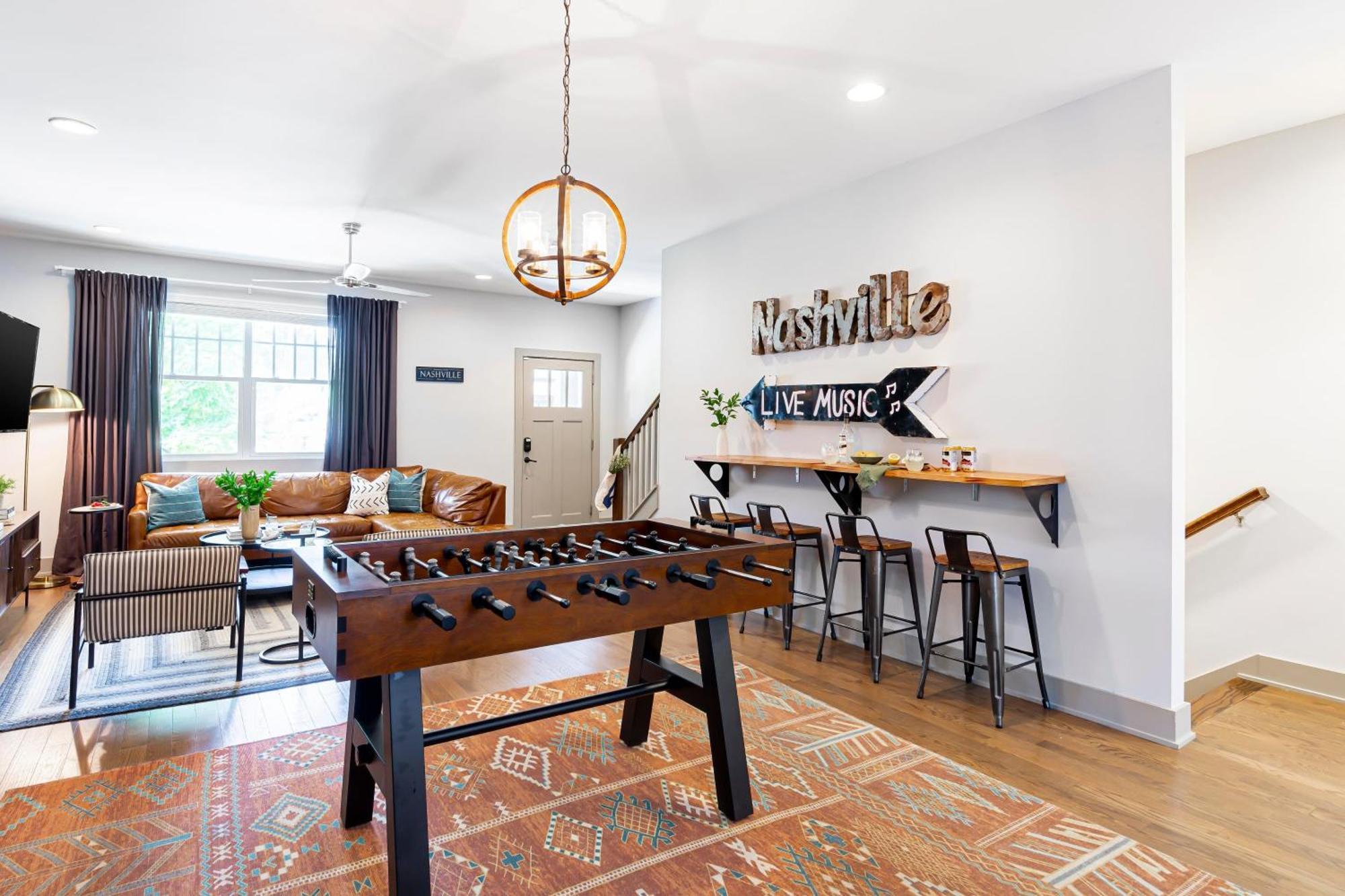 Waverly By Avantstay Nashville-Inspired Townhome W Luxury Kitchen Pool Table Esterno foto