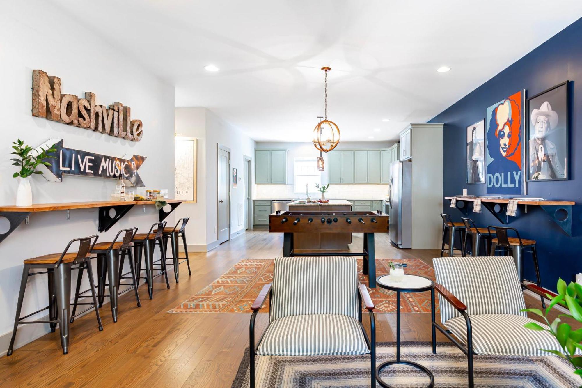 Waverly By Avantstay Nashville-Inspired Townhome W Luxury Kitchen Pool Table Esterno foto